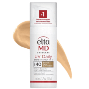 EltaMD UV Daily SPF 40 Tinted Face Sunscreen Moisturizer, 1.7 oz Pump